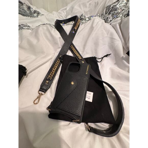 Very RArE Dillon studded Bandolier holster bag/case & Matching 3/4” strap - Picture 3 of 10